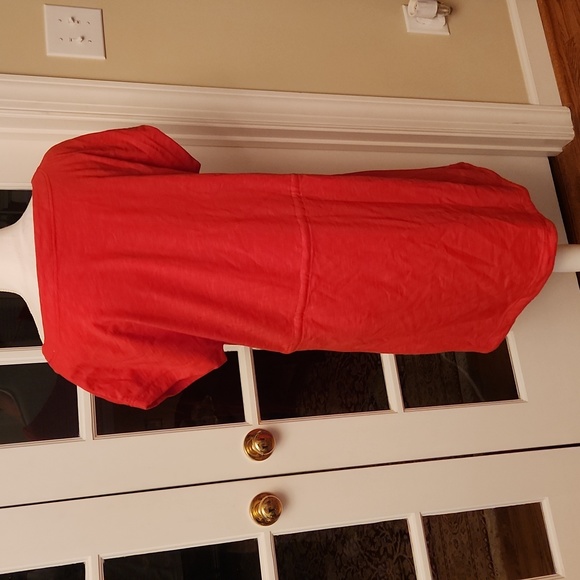 J.Crew coral shift dress / cover up M - Picture 4 of 6